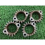 Z1000 фланцы глушителя Kawasaki оригинальный б/у мотоцикл детали KZT00A подлинная вещь 4 шт. комплект изгиб нет нехватка товара редкий товар техосмотр "shaken" Genuine 76