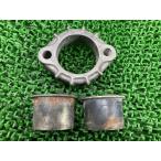  Estrella фланцы глушителя Kawasaki оригинальный б/у мотоцикл детали BJ250A Estrella ESTRELLA pitch 57.5mm десятая часть цвет нехватка товара техосмотр "shaken" Genuine 28