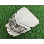 KLX450R обтекатель фар белый 55022-0038 Kawasaki оригинальный б/у мотоцикл детали LX450A передняя фара неоригинальный клапан(лампа) имеется нет трещин нехватка товара 43