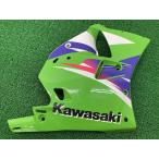 ZXR250 боковой обтекатель правый зеленый 55028-1273 Kawasaki оригинальный б/у мотоцикл детали ZX250C ZX250D нижний обтекатель краска материалы . нехватка товара техосмотр "shaken" Genuine 86