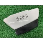 XT250 боковая крышка левый белый 3Y1 Yamaha оригинальный б/у мотоцикл детали боковой обтекатель рекомендация товар koke царапина нет нет трещин нехватка товара техосмотр "shaken" Genuine Oa