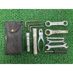車載工具 ヤマハ 純正 中古 バイク 部品 ツールキット FZR XJR YZF SRX TW XMAX VMAX SR TZR DT MT セロー WR ドラスタ メンテにも 機能的問題無し cE