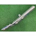 KH250 глушитель muffler левый KHI250SIC Kawasaki оригинальный б/у мотоцикл детали KH250Bkechikoke царапина нет подлинная вещь редкий старый машина Showa Retro техосмотр "shaken" Genuine Qm