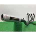  Yoshimura производства GPZ400F muffler K433 неоригинальный б/у мотоцикл детали ZX400A Yoshimura Cyclone aluminium steel подлинная вещь звук хороший custom материалы .iD