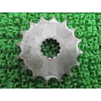 GS450 передний звездочка Suzuki оригинальный б/у мотоцикл детали GS450 16T фактически работающий машина снимать изгиб нет так же можно использовать техосмотр "shaken" Genuine 83