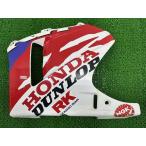 RVF400 боковой обтекатель левый белый / красный MR8 Honda оригинальный б/у мотоцикл детали NC35 предыдущий период боковой передний обтекатель нижний обтекатель восстановление материалы . краска материалы .Rn