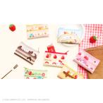 【予約】〈BOX〉サンリオキャラクターズ　シークレットフラットミニポーチ-CAKE SERIES-　ティーズファクトリー　