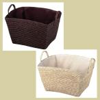 まとめ買い特価18P『ストロー』布付きの四角タイプ「43×33×25cm」（両手持ち） ／２種類