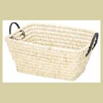 『メイズ』四角タイプバスケット（両手持ち）「44×33×21cm」（ヌード）