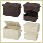 『ＰＰ』蓋付きの四角タイプ収納（両手持ち）３Ｐセット（Ａ）／２種類