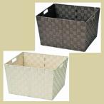 まとめ買い特価18P『ＰＰ』四角タイプ収納ケース（両手持ち）「40×33×24cm」／２種類