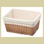 『芒草』布付きの四角タイプ「42×33.5×21.5cm」（レース）