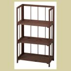 まとめ買い特価4P『水曲柳』３段シェルフ（インテリア＆ガーデニング）