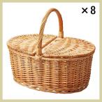 <8 шт. комплект >[..] крышка * держать рука имеется овальный корзина [46×31×21cm] mts-42-80