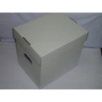 レコード保管用（ＬＰ・ＬＤ用）カートンボックス（白）（未組み立て）×５箱セット