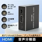 HDMI音声分離器 4K/30Hz対応 光デジタ