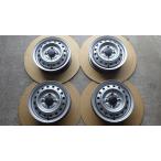 新車外し 北海道〜関東まで送料無料 キャリートラック 新車外し純正スチールホイール　４枚セット　