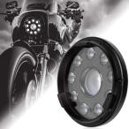 Rogue Rider Industries 5.75インチ Moto Illumination LED ヘッドライト ハーレーダビッドソン対応 - ダイナストリートボブ スーパーワイドグライド ロ