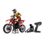 Losi RCモーターサイクル Promoto-MX 1/4 オートバイ すぐに使えるバッテリーと充電器は含まれていません FXR LOS06000T1 レッド