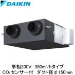 ●VAM35KYC ダイキン 業務用換気機器 全熱交換器ユニット ベンティエール 天井埋込ダクト形 標準 350立方メートル/hタイプ 単相200V用 CO2センサー付きシリーズ