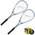 slazenja-Slazenger* Pro jiti* Squash ракетка 2 шт. комплект (2 точка мяч 1 шт имеется )