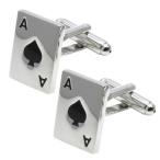  запонки карты Spade Ace запонки links запонки links мужской запонки работа место комплект праздник . родители подарок способ применения костюм свадьба джентльмен для 