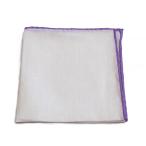 2.29 pocket square лен 100% трубчатая обводка * лиловый linen