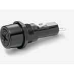ヒューズホルダー φ6.4×30mm ねじ式 パネル取付用 サトーパーツ F-130