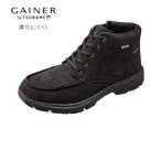 防水シューズ メンズ ウォーキングシューズ ミドルカット 軽量 幅広 4E ゲイナー GN0147 ファスナー付き 防滑 ピンスパイク ガラス繊維 セラミック配合ソール