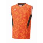  Yonex YONEX мужской игра рубашка ( безрукавка ) 10658 (752) orange Япония представитель 