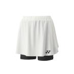  Yonex бадминтон одежда YONEXwi мужской юбка ( внутренний леггинсы есть ). 26181 011 белый 