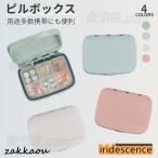 携帯型ピルケース お薬ポーチ ミニ薬ケース 薬入れ 仕切り シンプル収納ケース 携帯容器 常備薬 錠剤ケース かわいい 小物ケース 雑貨 携帯便利