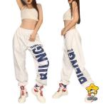  танцевальный костюм брюки белый женский Dance брюки hip-hop брюки Street серия Dance одежда модный 