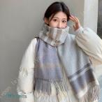 厚手大判カシミアストールレディース...