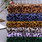  искусственный мех ткань Leopard рисунок животное принт уборная OK осень-зима нежный хлопок способ леопардовая расцветка наклейка принт способ мелкие вещи / костюм /DIY тоже 