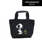 [2026 весна лето новый продукт ] 1PIU1UGUALE3 RELAXunopiuunoug.-retore relax Snoopy тренировочные брюки задний 016 чёрный e03sup