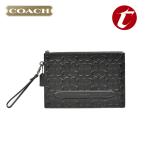 コーチ ポーチ メンズ COACH 小物 エンボスド シグネチャー レザー ストラクチャード F75914 プレゼント コンパクト 人気 おしゃれ  ブランド ギフト 新品