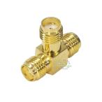 SMA2 разделение адаптер SMA терминал ( женский )x3 рация 1 SEG приемопередатчик медицинская помощь оборудование navi портативный телевизор автомобильное устройство контейнер и т.п.. антенна ответвление ZUUN SMAzc3F