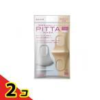 ショッピングピッタマスク ピッタ・マスク スモール シック PITTA MASK SMALL CHIC 3枚(3色入) ポリウレタン 耳 痛くなりにくい 通気性が良い 洗える メガネ 曇りにくい  2個セット