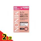 ミノン やさしく洗う弱酸性タオル 1枚 2個セット
