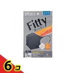 フィッティ スタイルフィットプラス立体マスク ふつう DG ダークグレー 7枚入  6個セット