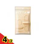 ショッピングピッタマスク PITTA MASK REGULAR(ピッタ・マスク レギュラー) 3枚入 (SOFT BEIGE ソフトベージュ)  4個セット