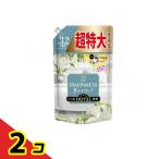 レノアハピネス 夢ふわタッチ 上品で心地よいホワイトティーの香り 1220mL (詰め替え用 超特大サイズ)  2個セット