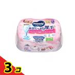 ショッピングムーニー ムーニー おしりふき 水分たっぷり厚手 本体 64枚入  3個セット