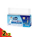 ショッピングムーニー ムーニー おしりふき トイレに流せるタイプ 詰め替え用 432枚入 (54枚×8コ)  2個セット
