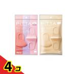 PITTA MASK REGULAR ピッタ・マスク レギュラー パステル 3色入 &ソフトベージュJ 3枚入  4個セット