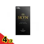 コンドーム スキン ゼリー 大きめ 不二ラテックス SKYN スキン ラージ 10個入  4個セット