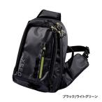 シマノ☆XEFO・Sling Shoulder Bag XT BS-211P(ブラック/ライトグリーン)☆