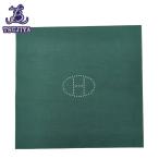  б/у A большой стоимость доставки HERMES Hermes игровой коврик игра коврик H Logo зеленый фетр . магазин ломбард S1040