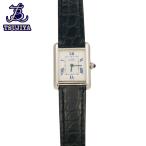 中古A Cartier カルティエ マストタンクSM シルバーケース W1008354 レディースウォッチ ホワイト文字盤 クォーツ 辻屋質店W1513